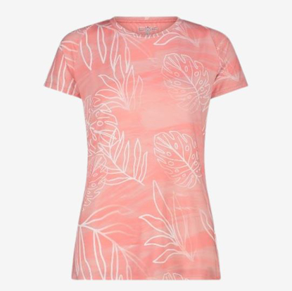 CMP ž majica 34N6806 07ZR PRINTED STRETCH COOL MB orchidea bianco