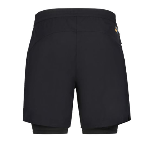 RUKKA m hlače 5 75880144R 990 MAANINKA 2 IN 1 RUNNING SHORTS black