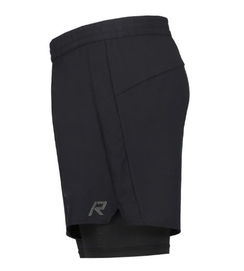 RUKKA m hlače 5 75880144R 990 MAANINKA 2 IN 1 RUNNING SHORTS black