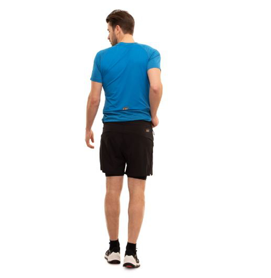 RUKKA m hlače 5 75880144R 990 MAANINKA 2 IN 1 RUNNING SHORTS black