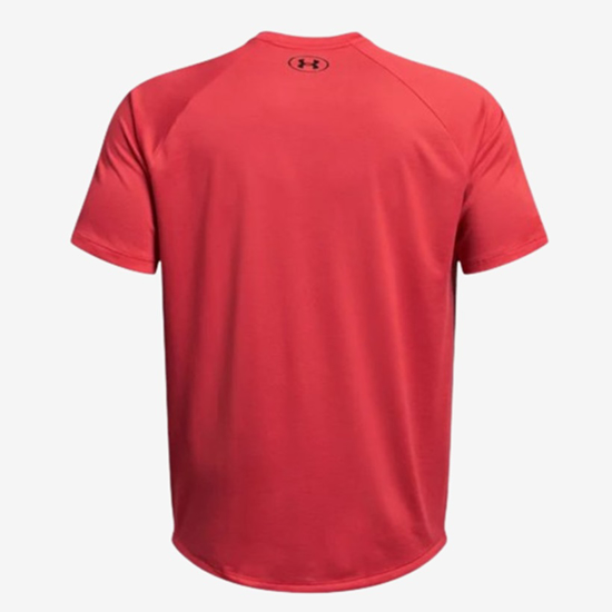 UNDER ARMOUR  m majica 1377053-814 TECH FADE SHORT SLEEVE red solstice black