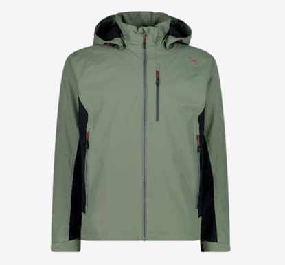 CMP m jakna 34Z5147 E452 RIPSTOP WP LIGHT JACKET salvia