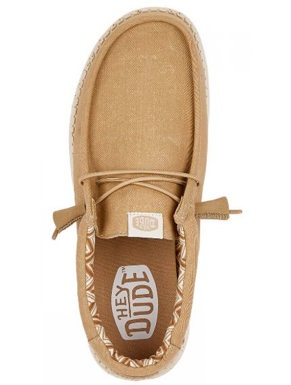 HEYDUDE m čevlji 40700-265 WALLY CANVAS tan