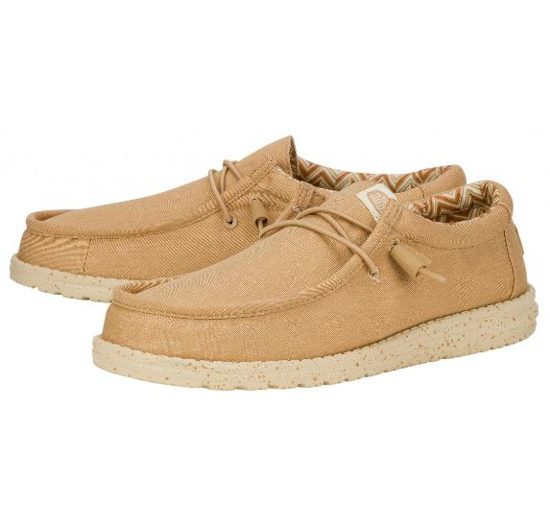 HEYDUDE m čevlji 40700-265 WALLY CANVAS tan