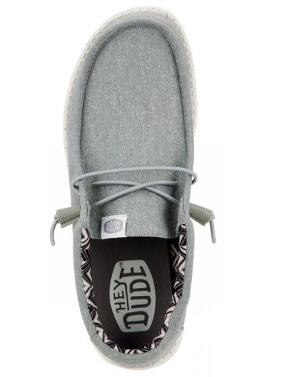 HEYDUDE m čevlji 40700-007 WALLY CANVAS light grey