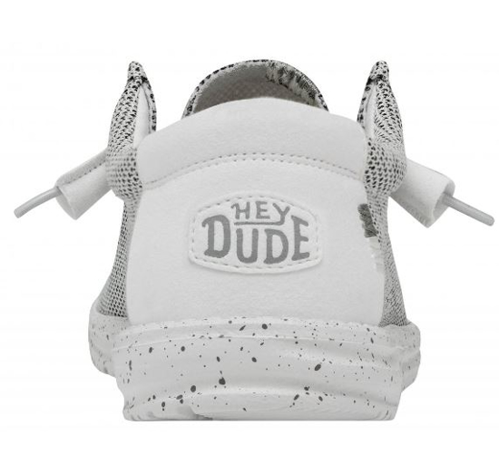 HEY DUDE m čevlji 40019-1KA WALLY SOX stone white