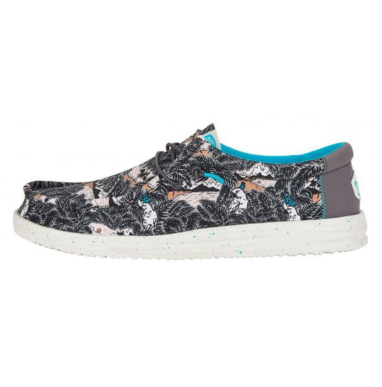 HEYDUDE m čevlji 40702-0HI WALLY H2O TROPICAL black tropical