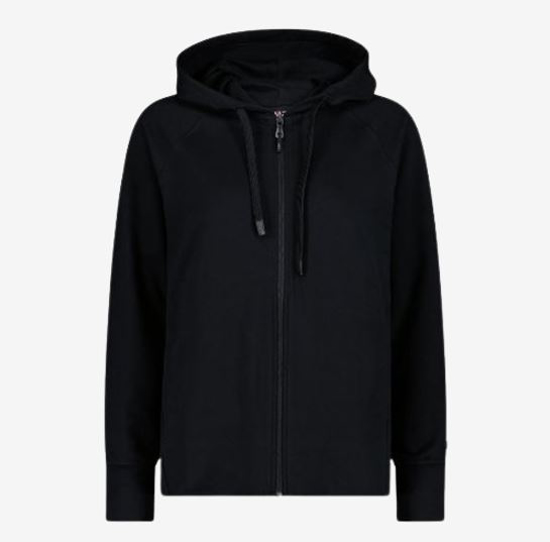 CMP ž jopica 34D7116 U901 JACKET FIX HOOD black