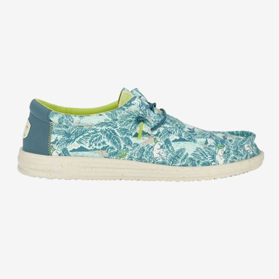 HEYDUDE m čevlji 40702-4OR WALLY H2O TROPICAL blue tropical