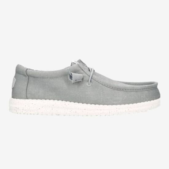 HEYDUDE m čevlji 40700-007 WALLY CANVAS light grey