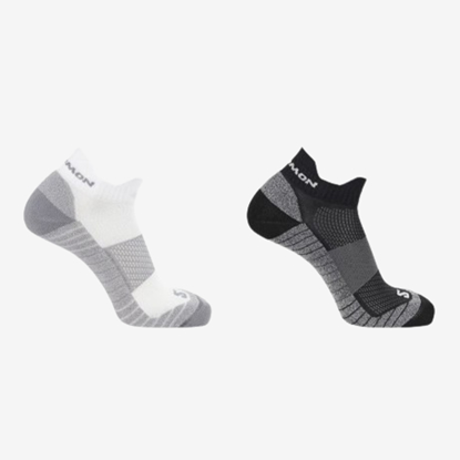 SALOMON tekaške nogavice 2093600 AERO ANKLE 2-PACK black/white