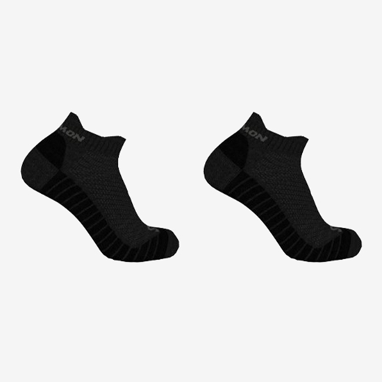 SALOMON tekaške nogavice 2256700 AERO ANKLE 2-PACK black