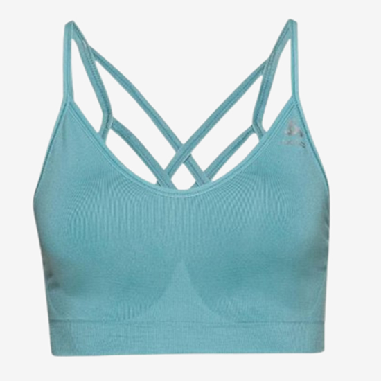 ODLO ž trening top 130601 40442 SEAMLESS SOFT SPORTS BRA arctic grey melange