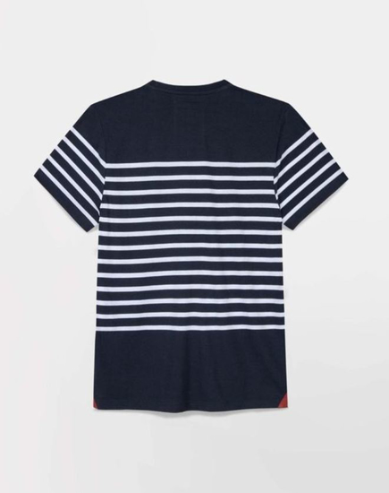 TBS m majica GOTYETEE 14612 navy white