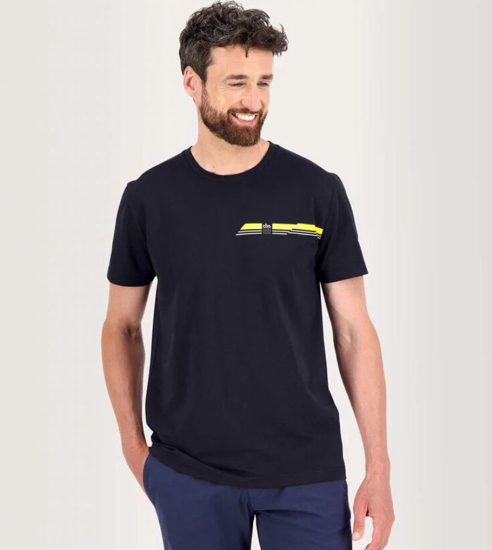 TBS m majica LABELTEE 14612 navy