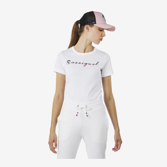 ROSSIGNOL ž majica RLKWY05 100 WOMEN'S LOGO TEE white