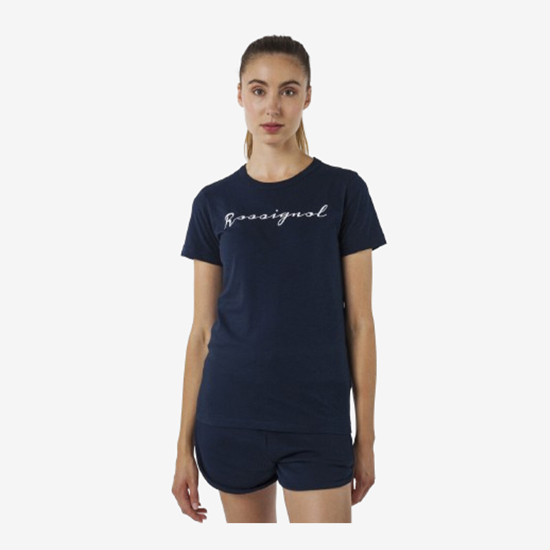 ROSSIGNOL ž majica RLKWY05 715  WOMEN'S LOGO TEE dark navy