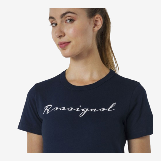 ROSSIGNOL ž majica RLKWY05 715  WOMEN'S LOGO TEE dark navy