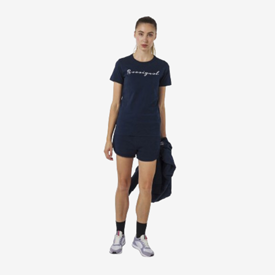 ROSSIGNOL ž majica RLKWY05 715  WOMEN'S LOGO TEE dark navy