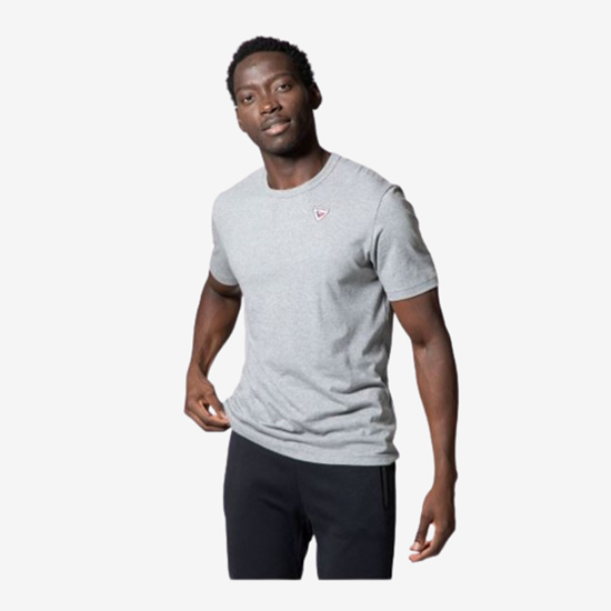 ROSSIGNOL m majica RLKMY02 280  LOGO PLAIN TEE heather grey