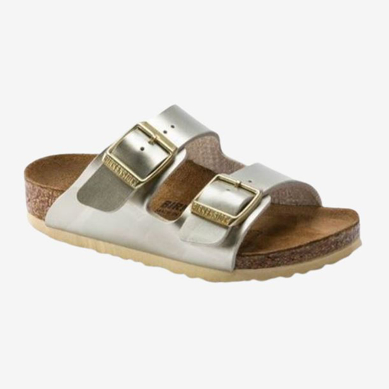 BIRKENSTOCK natikači 1014841 ARIZONA KIDS -narrow- electric metallic gold