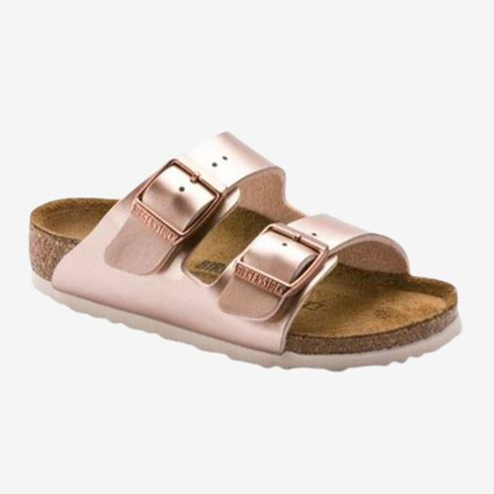 BIRKENSTOCK natikači 1012478 ARIZONA KIDS -narrow- electric metallic copper