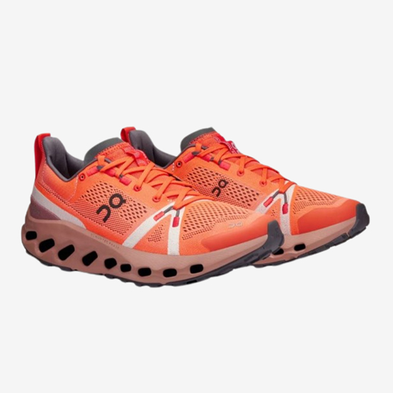 On ž trail copati 3WE10102150 CLOUDSURFER TRAIL flame dustrose