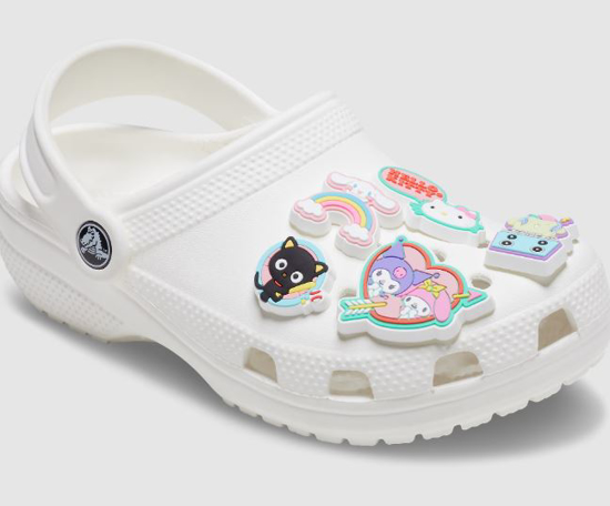 CROCS jibbitz™ HELLO KITTY AND FRIENDS 5 PACK white rose