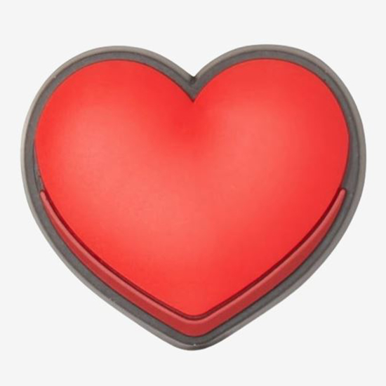 CROCS jibbitz™ HEART red