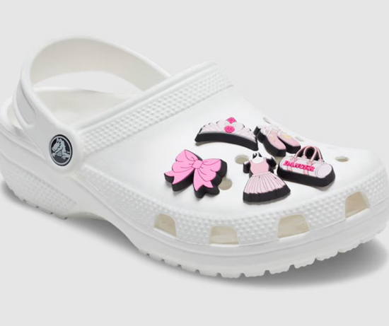 CROCS jibbitz™ BALLET CLASS 5 PAC pink