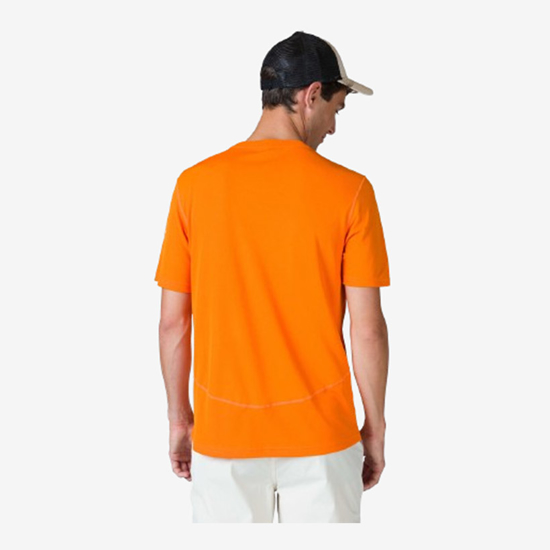 ROSSIGNOL m majica RLMMY14 41N MEN'S PLAIN HIKING TEE tangelo orange