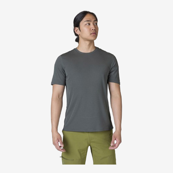 ROSSIGNOL m majica RLMMY14 23N MEN'S PLAIN HIKING TEE onyx grey