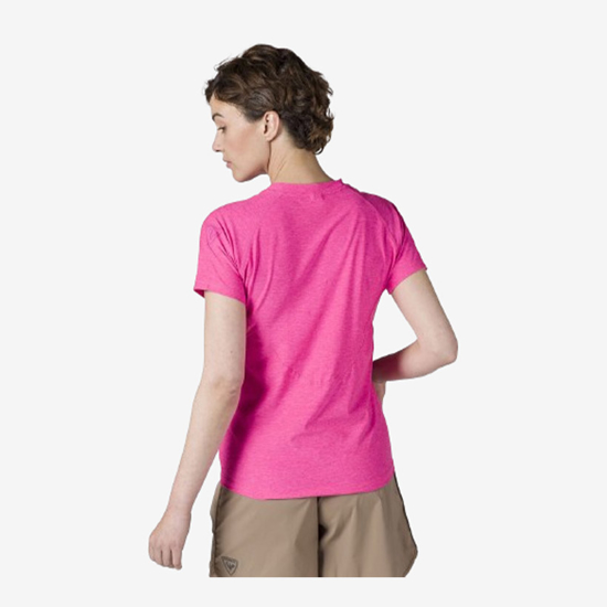 ROSSIGNOL ž majica RLMWY10 33E WOMEN'S MELANGE HIKING TEE cerise pink