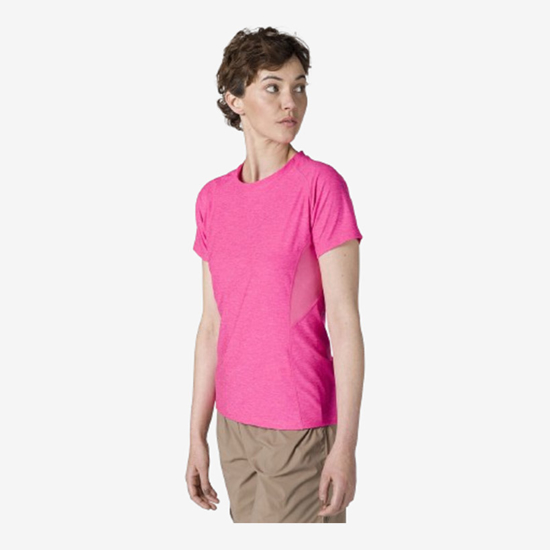 ROSSIGNOL ž majica RLMWY10 33E WOMEN'S MELANGE HIKING TEE cerise pink