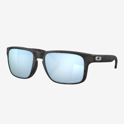 OAKLEY sončna očala 9102-T9 HOLBROOK Matte Black Camo Prizm Deep Water Polarized