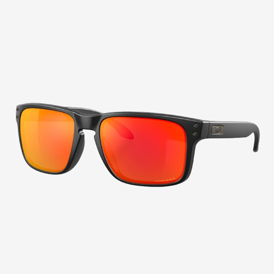 OAKLEY sončna očala 9102-E2 HOLBROOK Matte Black Prizm Ruby
