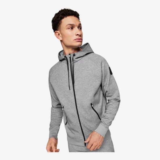 ON m jopica 1ME11440423 ZIPPED HOODIE grey