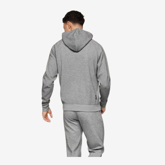 ON m jopica 1ME11440423 ZIPPED HOODIE grey