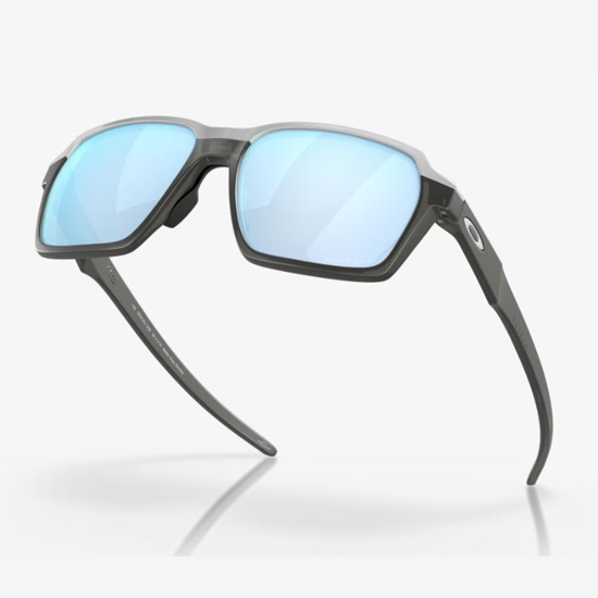 OAKLEY sončna očala 4143-12 PARLAY Matte Grey Smoke Prizm Deep Water Polarized