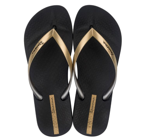 IPANEMA ž japonke 27183 AV441 ANAT SHINE black gold