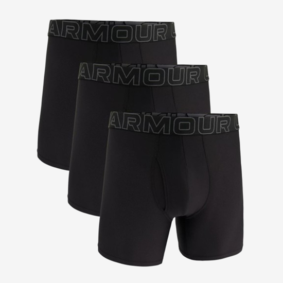 UNDER ARMOUR m spodnje hlače 1383884-001 PERFORMANCE TECH MESH 6'' 3-PACK BOXERJOCK®