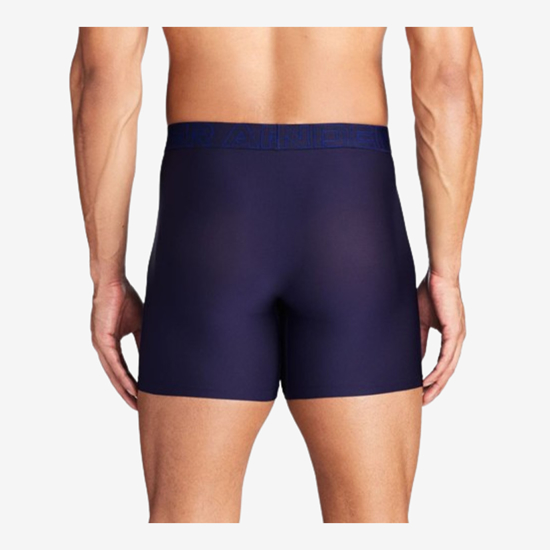 UNDER ARMOUR m spodnje hlače 1383884-410 PERFORMANCE TECH MESH 6'' 3-PACK BOXERJOCK®  midnight navy steel full heather