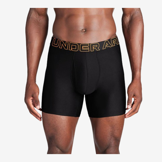 UNDER ARMOUR m spodnje hlače 1383878-002 PERFORMANCE TECH 6'' 3-PACK BOXERJOCK® black
