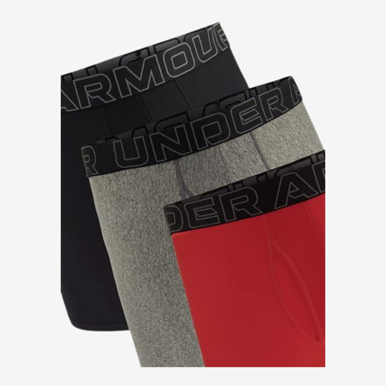 UNDER ARMOUR m spodnje hlače 1383878-600 PERFORMANCE TECH 6'' 3-PACK BOXERJOCK® red
