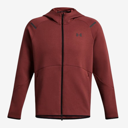 UNDER ARMOUR m jopica 1379806-688 UNSTOPPABLE FLEECE FULL-ZIP cinna red black