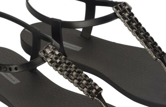 IPANEMA ž sandali 83508 AR030 CLASS MODERN CRAFT FEM black silver