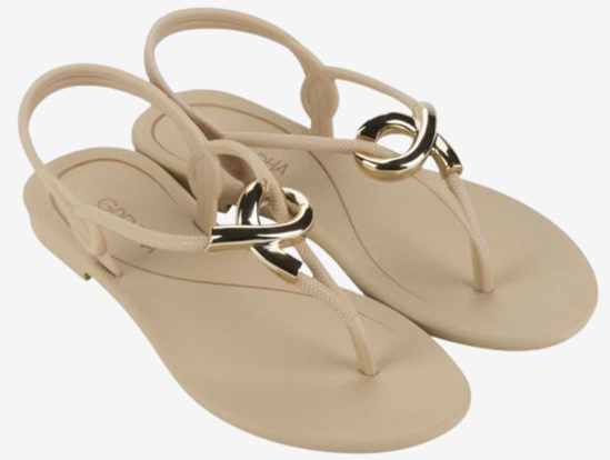 GRENDHA ž sandali 18869 AT688 CACAU ENLANC FEM light beige