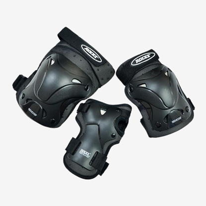 ROCES odr ščitnik set 301332 01 VENTILATED 3-PACK black