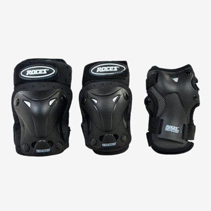 ROCES otr ščitniki set  301352 01 JR VENTILATED 3-PACK black
