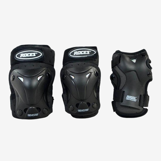 ROCES otr ščitniki set  301352 01 JR VENTILATED 3-PACK black